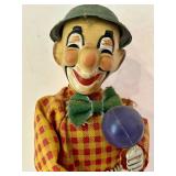 K - Vintage Clown and Cymbal Monkey Wind-Up Toys