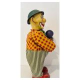 K - Vintage Clown and Cymbal Monkey Wind-Up Toys