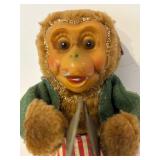 K - Vintage Clown and Cymbal Monkey Wind-Up Toys