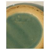 K - Set of 3 Handled Vintage Stoneware Soup Bowls with Lids, 8 x 3 Inches