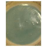 K - Set of 3 Handled Vintage Stoneware Soup Bowls with Lids, 8 x 3 Inches