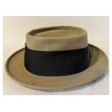 K - Vintage Royal Stetson Fedora Hat with Black Band