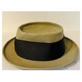 K - Vintage Royal Stetson Fedora Hat with Black Band