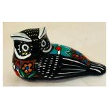 K - Set of 5 Mexican Hand-Painted Talavera Pottery Figures and Bowl