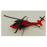 K - Collection of 12 Diecast Toy Vehicles Including Trucks, Cars, and Helicopter