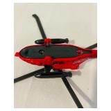 K - Collection of 12 Diecast Toy Vehicles Including Trucks, Cars, and Helicopter
