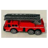 K - Collection of 12 Diecast Toy Vehicles Including Trucks, Cars, and Helicopter
