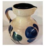 K - 3-Piece Vintage Stoneware Pottery Collection: Pitcher, Crock, Henry McKenna Jug