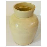 K - 3-Piece Vintage Stoneware Pottery Collection: Pitcher, Crock, Henry McKenna Jug