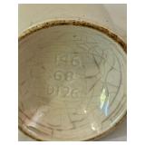 K - 3-Piece Vintage Stoneware Pottery Collection: Pitcher, Crock, Henry McKenna Jug