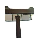 LR - Tall Vintage Floor Lamp with Geometric Art Deco Shade 21 x 67 Inches