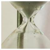 K - 12-Inch Metal and Glass Hourglass Sand Timer