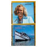 LR - Set of 4 Jimmy Buffett Vinyl Records - Changes in Latitudes, Havanas Daydreamin, A White Sport Coat, Living and Dying in 3/4 Time