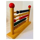 K - Handmade Wooden Bead Maze and Abacus Set