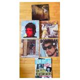 LR - Collection of Bob Dylan Vinyl Records and Tour Book, Including Tom Petty & The Heartbreakers