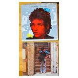 LR - Collection of Bob Dylan Vinyl Records and Tour Book, Including Tom Petty & The Heartbreakers