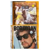 LR - Collection of Bob Dylan Vinyl Records and Tour Book, Including Tom Petty & The Heartbreakers