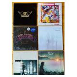 LR - Collection of 6 Classic Rock Vinyl Records Including Aerosmith, Fleetwood Mac, and More