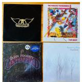LR - Collection of 6 Classic Rock Vinyl Records Including Aerosmith, Fleetwood Mac, and More