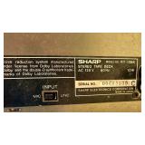 LR - Sharp RT-10BK Stereo Cassette Deck Tape Player