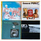 LR - Collection of 8 Vintage Rock and Pop Vinyl Records