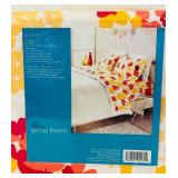 K - Spring Basics Full Sheet Set 100% Cotton 200 Thread Count Floral