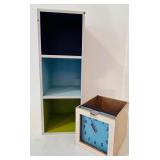 K - Storage Shelf with Removable Clock 1