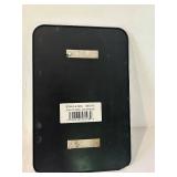 K - Set of 3 Commercial Building Signs: Push Plate, Men Restroom, and Coat Room