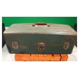 Union Steel Chest Fishing Tackle Box with Contents