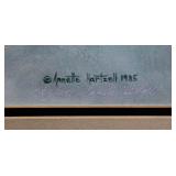 Annette Hartzell 1985 Signed and Numbered Print - "Dall Sheep"