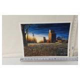 The Harvest Season Print by Jim Hansel Artist Signed - Approx. 13x17