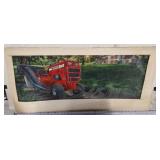 Snapper LT16 Lawn Tractor Advertising Artwork Approx. 20x39