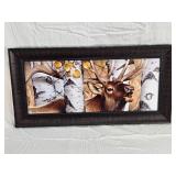 Jerry Gadamus "Birch Bugler" Framed Airbrush Art Print - Numbered out of /1000
