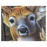 Jerry Gadamus Framed "Peek A Boo Buck" Airbrush Art - Artist Signed - Numbered 900/1000