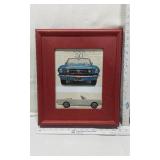 Ford Mustang Memorabilia Set including 50th Anniversary Framed Prints