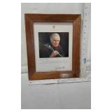 Framed Charlton Heston Autographed NRA Photo