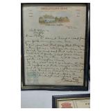 1923 Pruess Brothers Hadware Letter on Keen Kutter LHD & Other correspondence from companies such as Larson Hardware, Drollinger