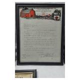 1923 Pruess Brothers Hadware Letter on Keen Kutter LHD & Other correspondence from companies such as Larson Hardware, Drollinger