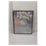 Framed Floral Prints and Art Set - One has No Glass