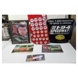Lot of Racing Memorabilia Including Bobby Labonte and I-94 Speedway Sign