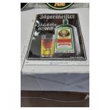 Beer Advertising Signs including Hop Valley Brewing Co., Two Hearted Ale, Truly Fruit Punch, and JÃ¤germeister
