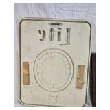 Miller Lite Vintage Plastic Advertising Sign and Michelob Mirror - both with wear