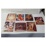 Vintage Religious Prints and Artwork Collection including 1925 W.C. Co. Illustrations