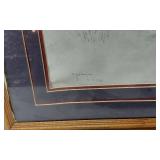 Framed Art Prints Including Winter Farm Scene Signed and Dated (23x31) and Gazebo (24x30)