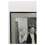 Framed Art Print and Memorabilia Collection including "My First Million" Poster, Laurel and Hardy