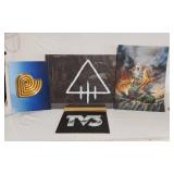 Posters and Artwork including TV3, Golden Spiral Design, and Fantasy Horseman