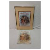 21st Annual Liberty Bowl Tulane vs Penn State 1979 Framed Program and Loose Program - John Wayne