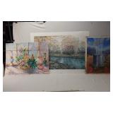 Signed and Numbered 193/275 Print, Watercolor, and Surrealist Print