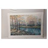Signed and Numbered 193/275 Print, Watercolor, and Surrealist Print