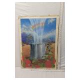 Signed and Numbered 193/275 Print, Watercolor, and Surrealist Print